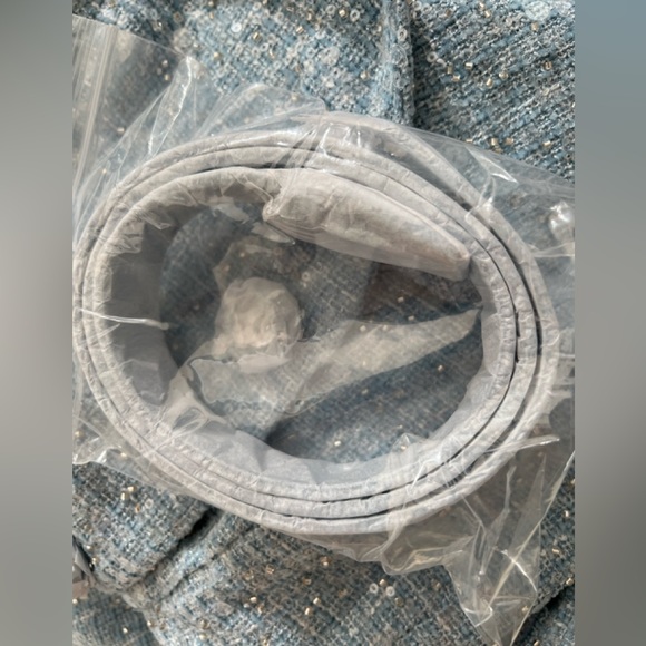 Self Portrait BLUE SEQUIN BOUCLE MIDI DRESS - Picture 4 of 4